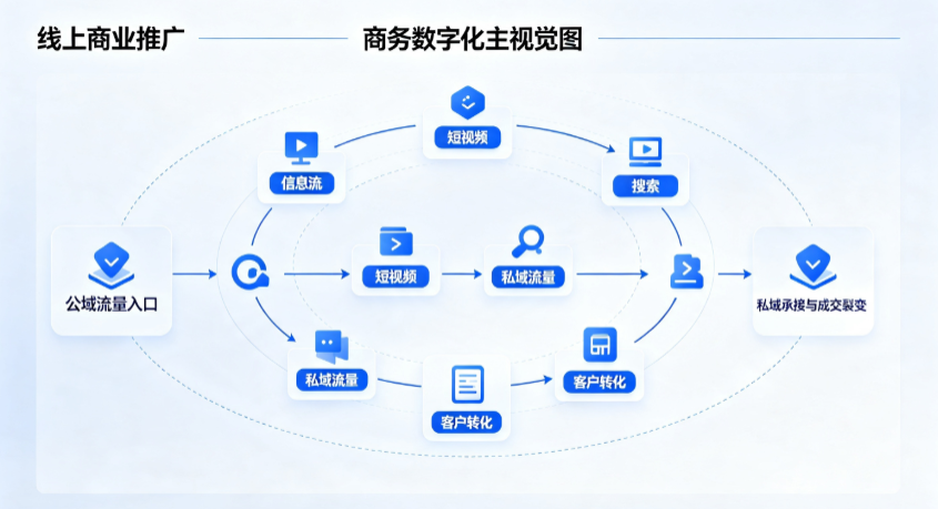 周至县线上商业推广怎么做？全域流量闭环搭建与低成本转化实战指南